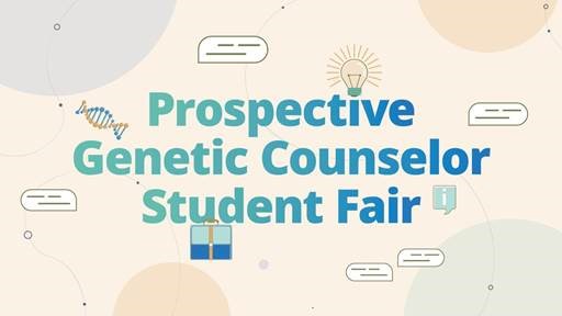 announcement of NSGC studenta fair graphic